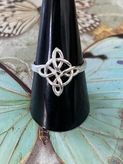 Silver 925 Celtic Knot Ring