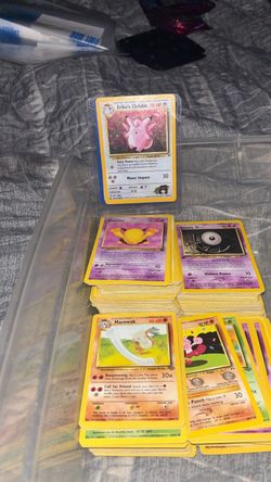 Vintage Pokémon Card Lot with Holos