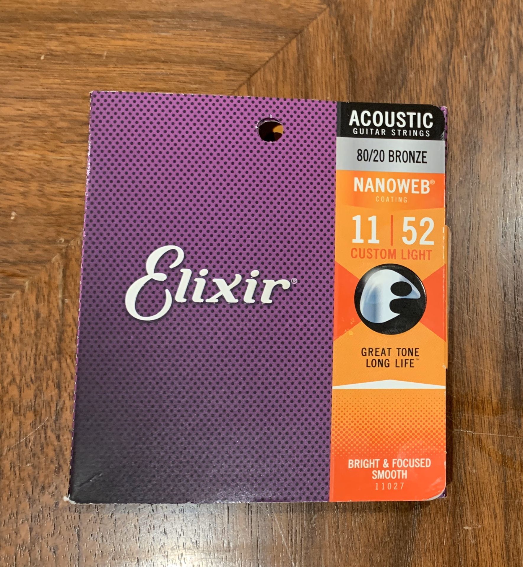 Elixir Acoustic Guitar Strings - Light 11-52