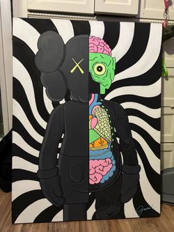 KAWS Dissected Companion Original Painting