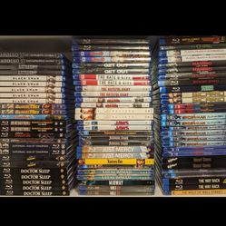 Blu-ray movies, like-new, dozens to choose from (see description for prices)