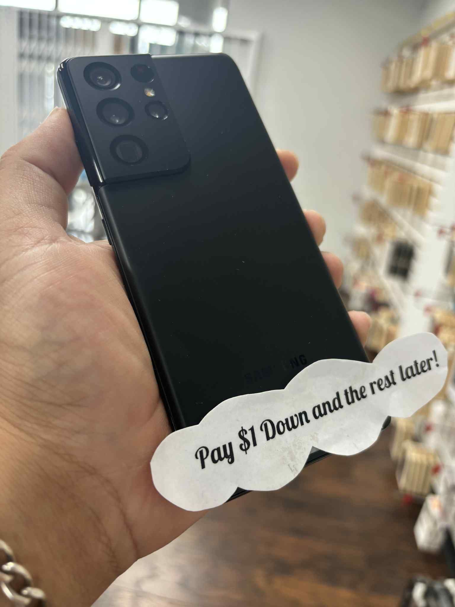 📱 Samsung Galaxy S21 Ultra – Just $199 or $1 Down! Save 75% Today 💥