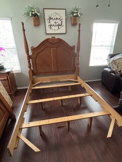 Queen bed frame