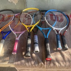 Tennis Rackets 20.00 Each