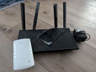 TP-link Ax3000 wifi Router and TP-link AC750 wifi repeater