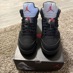 Air Jordan Retro 5 Black Metallic 2016 Sz. 8