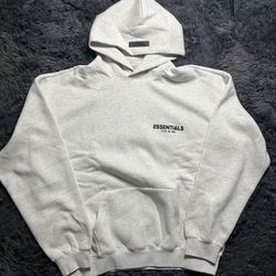 Light Oat Essential Hoodies Size Large 