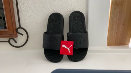 New Puma Slides Cool Cat 2.0 - black, men’s size 8