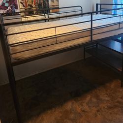 Twin Loft Bed With Mattress