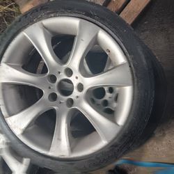 4 BMW OEM RIMS (150.00 For All) , 18" , BMW 550I, 3 RIMS HAVE TIRES 