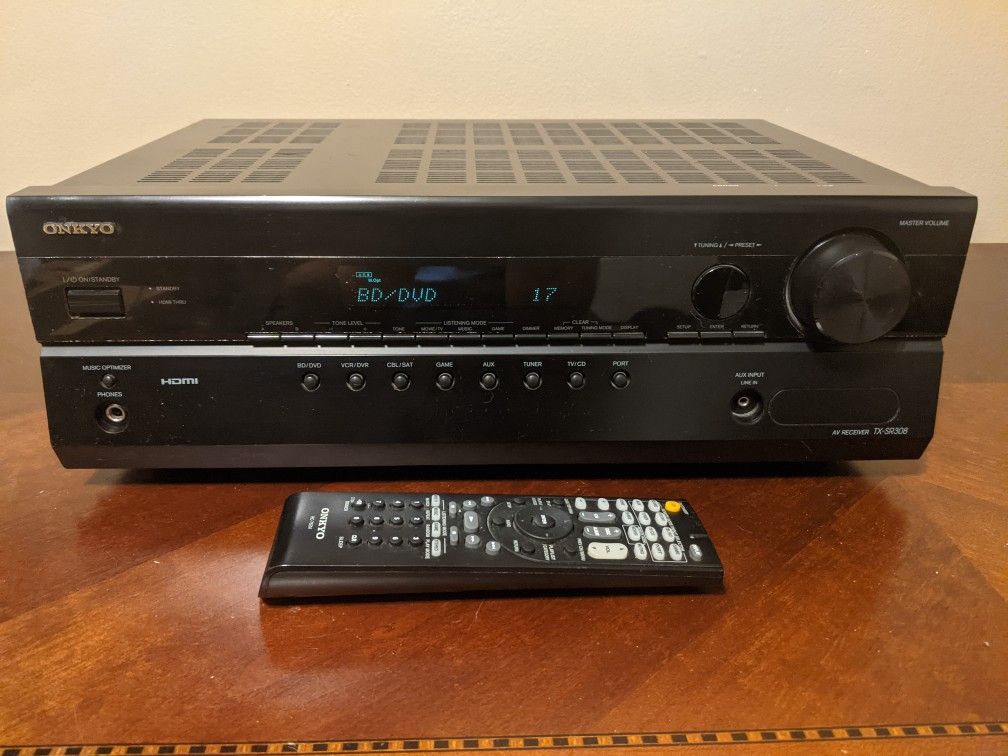 Onkyo TX-SR308 HDMI Audio Video Control Stereo Receiver