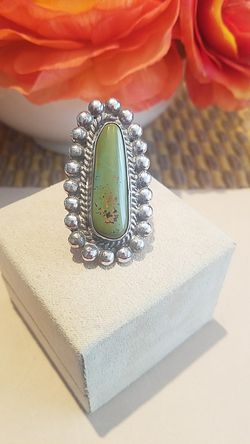 STERLING SILVER TURQUOISE RING