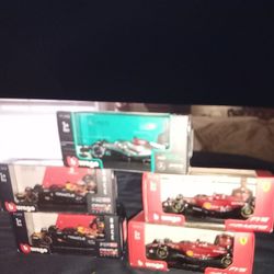 5 Piece Official Size 1/43 F1 DIECAST deal