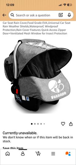 Rain carseat cover