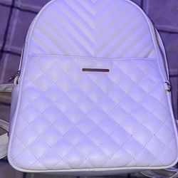 Large White Backpack Bag