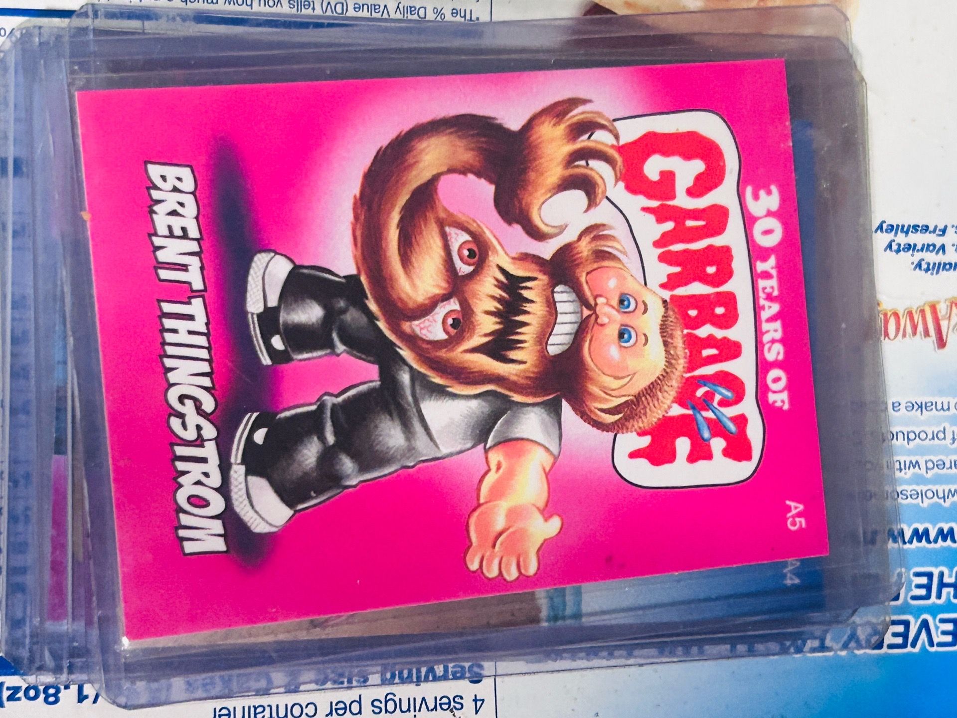 GPK Rare not sold in stores. You had be part of the writers it supported the movie in some way GPK