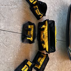New dewalt tool bags only. 6 pieces must take all. Pick up only.