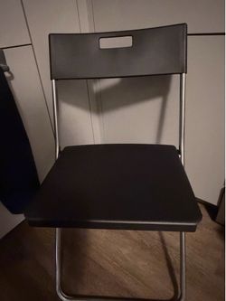 Ikea Gunde Folding Chair Black