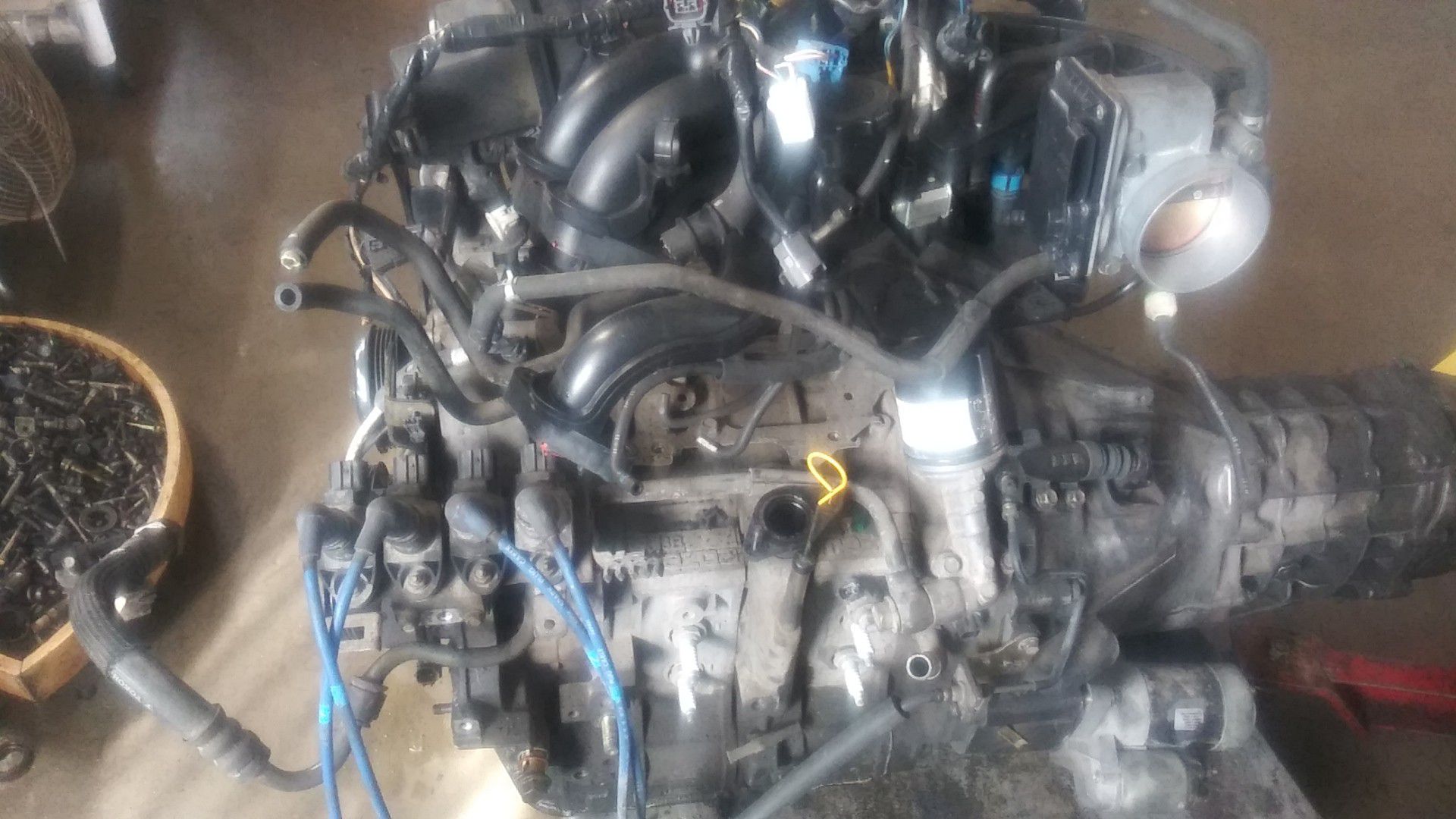 Mazda Rx-8 engine parts.