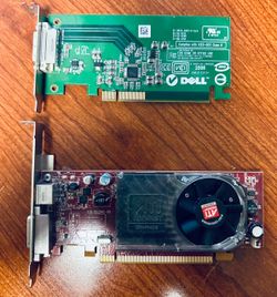 2 Graphics Video DVI Card - 1 Dell & 1 ATi Radeon