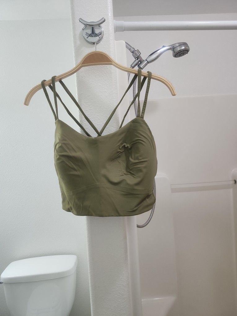 Lululemon Yoga Bra Army Green