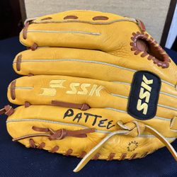 Ssk Leather Left Hand Glove Size 13 Super Soft Used 