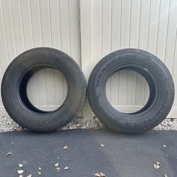 Set of 2 Goodyear Wrangler Fortitude HT Tires 275/65R18