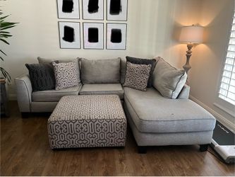 Decorative Couch and Ottoman