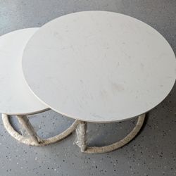 A Natural Marble Nest Coffee Table, never Used