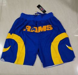 Rams shorts new with tags (Small to 3X)
