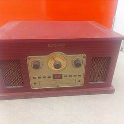 Craig Turn Table System Record Player