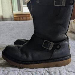 UGG Black Boots Girls Size 3