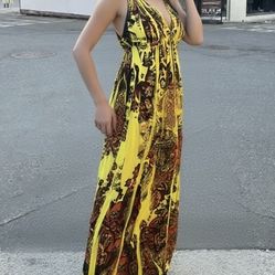 Women Long Dress Maxi Fits Small To Medium Size.