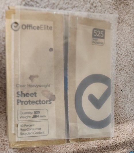 New officeelite sheet protector 0.084mm