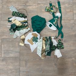 Saint Patrick’s day 1st Birthday Outfit & High  Hair Decor