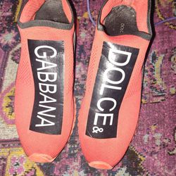 Red Dulce Gabana Shoes Size 9