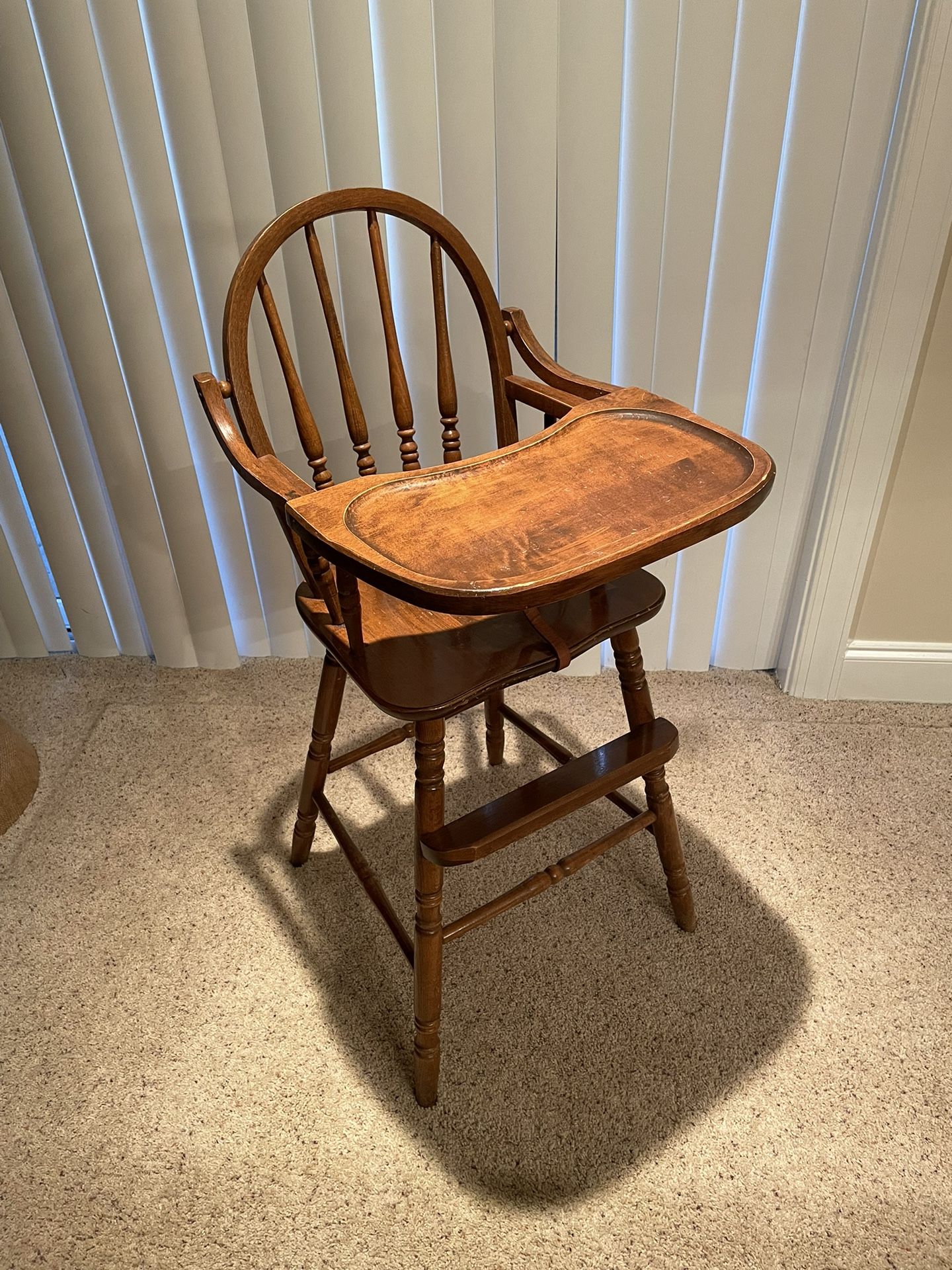 Old wooden cheap high chair
