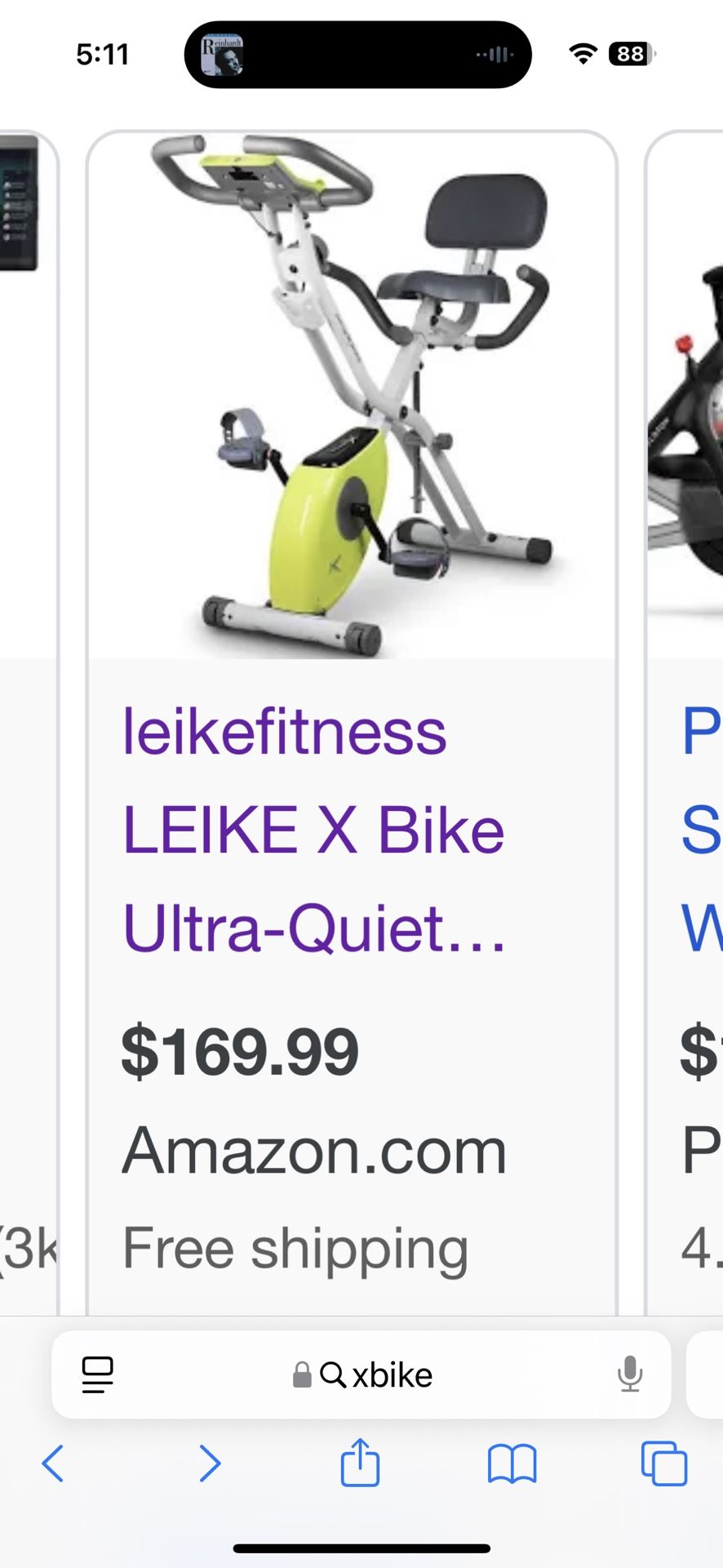 XBike Exercise Stationary Bike