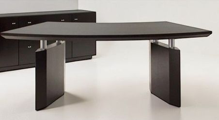 Executive Bow Front Desk