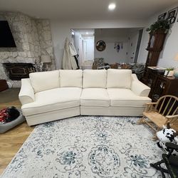 Cute 2 Piece Cuddle Couch (diagonally shaped)