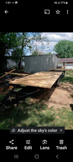 14 ft flat trailer