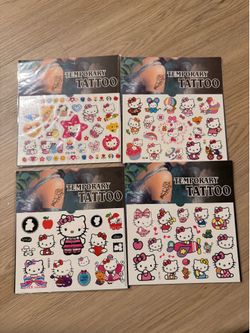 Sanrio Hello Kitty & Families Temporary Tattoo Stickers - Brand New