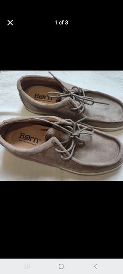 Born Hand Crafted Suede Lace-Up Shoes size 8.5