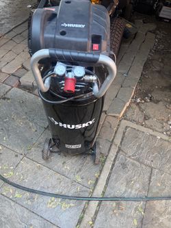Husky 20 Gal. 200 PSI Oil Free Portable Vertical Electric Air Compressor