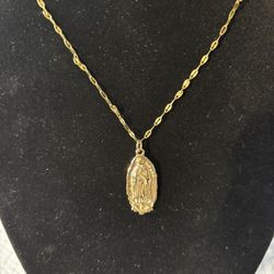 Jewelry Our Lady Guadalupe Oro Laminado   