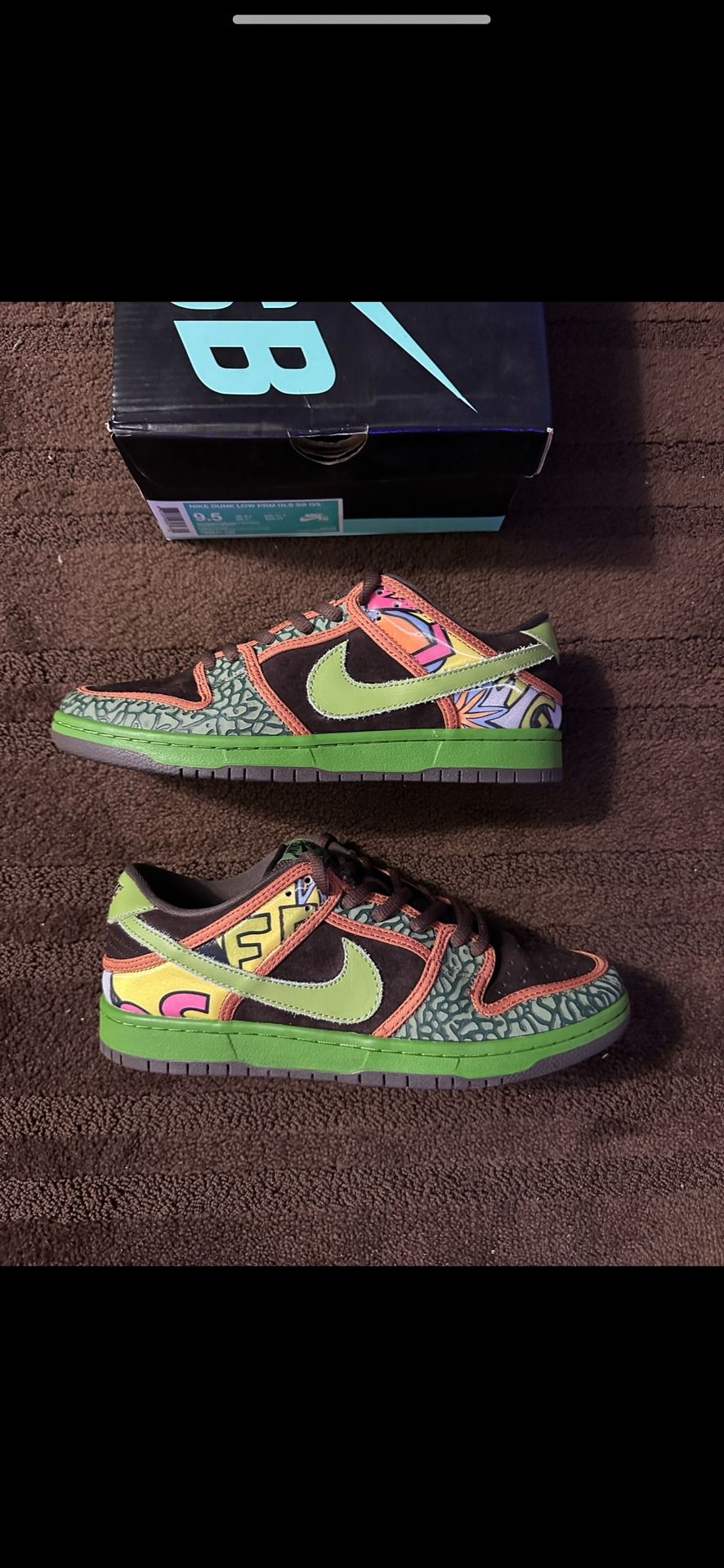 Nike Dunk Sb De La Soul Size 9.5