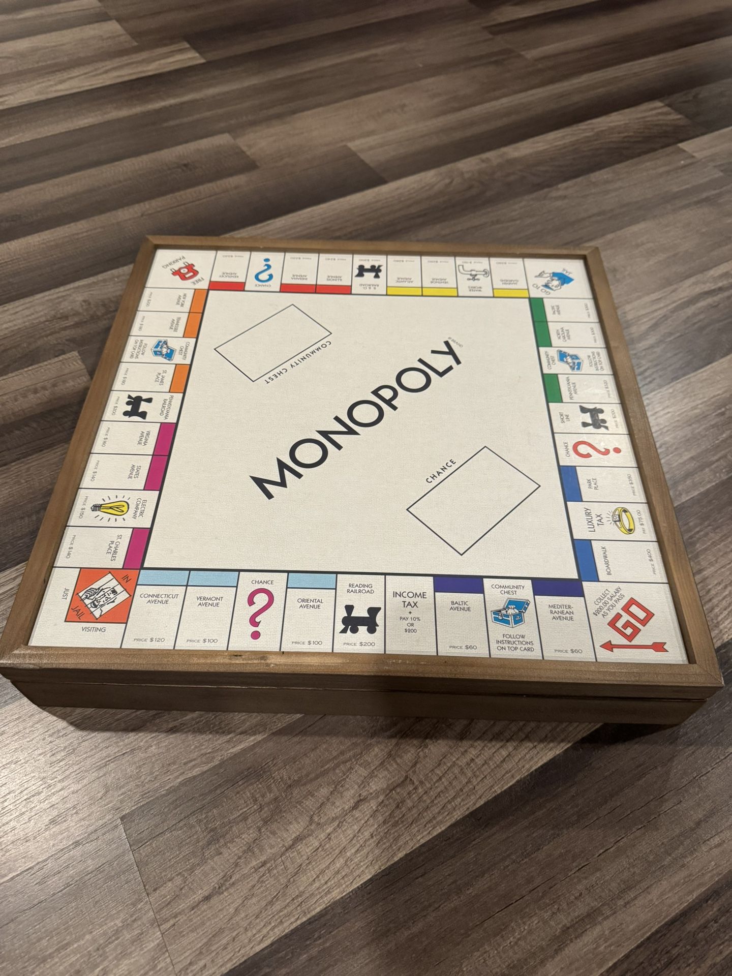 Wooden Deluxe Monopoly Set