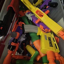 6 LARGE FORTNITE NERF GUNS