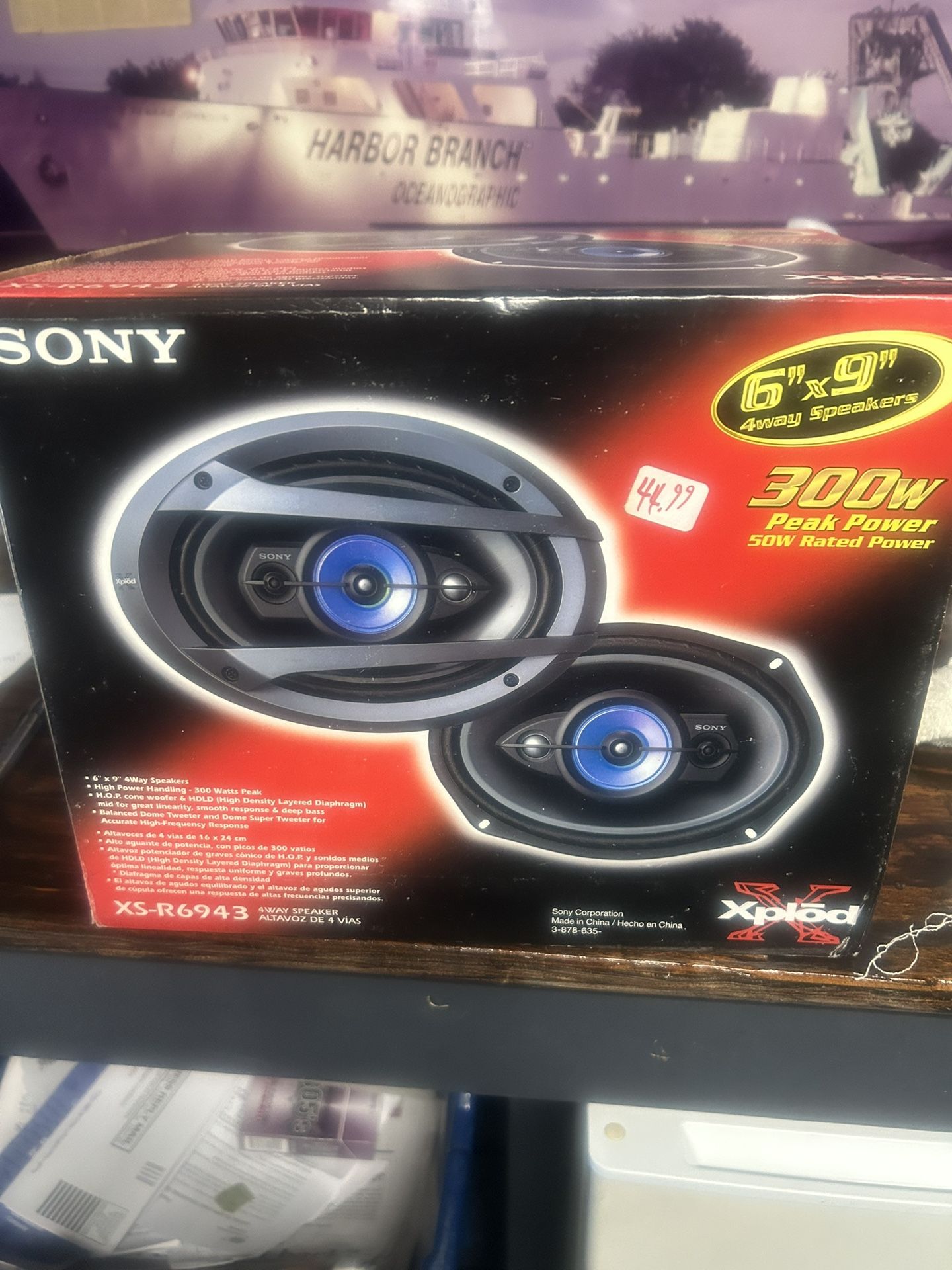 For Sale Sony Explod 6 X9 Inch Car Stereo Speakers