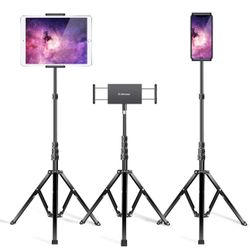 All New Elite hood Aluminum I Pad Floor Tripod Holder 65” Adjustable Pro 12.9 “ Stand 